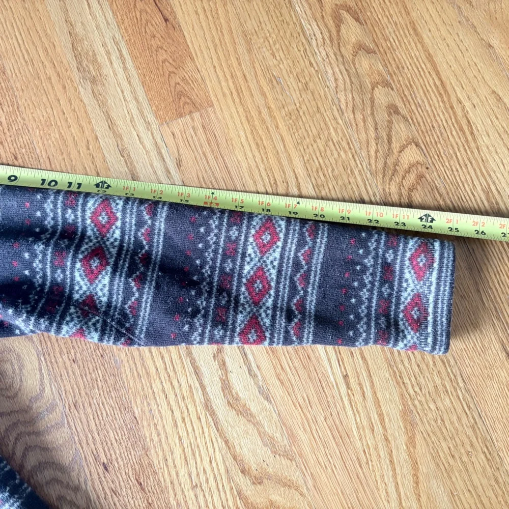 North Face Men’s Full Zip Sherpa Fleece Jacket on Aztec Fair Isle